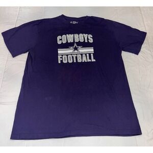 DALLAS COWBOYS Football T-Shirt Mens 3XLT Navy Blue NFL Graphic Tee